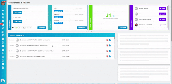 Create contract schedule