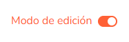 Modo de edición