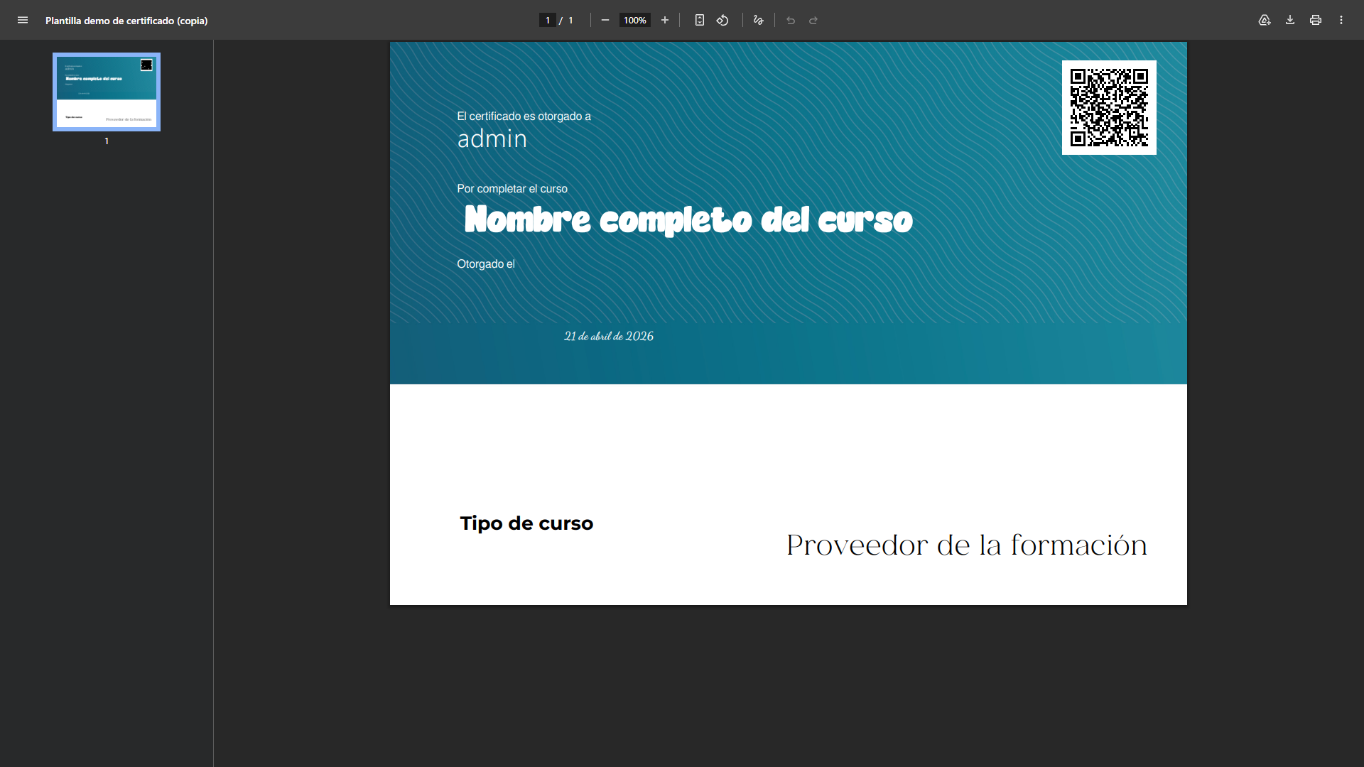Pantalla de descarga