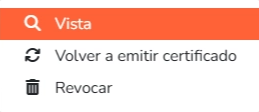 Opciones del usuario